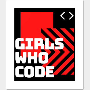 Girls who Code Posters and Art